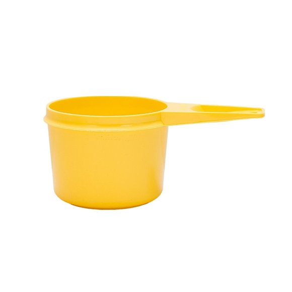 Tupperware 2/3 Cup Measuring Bright Yellow VTG Replacement Kitchen 763 - Picture 2 of 7